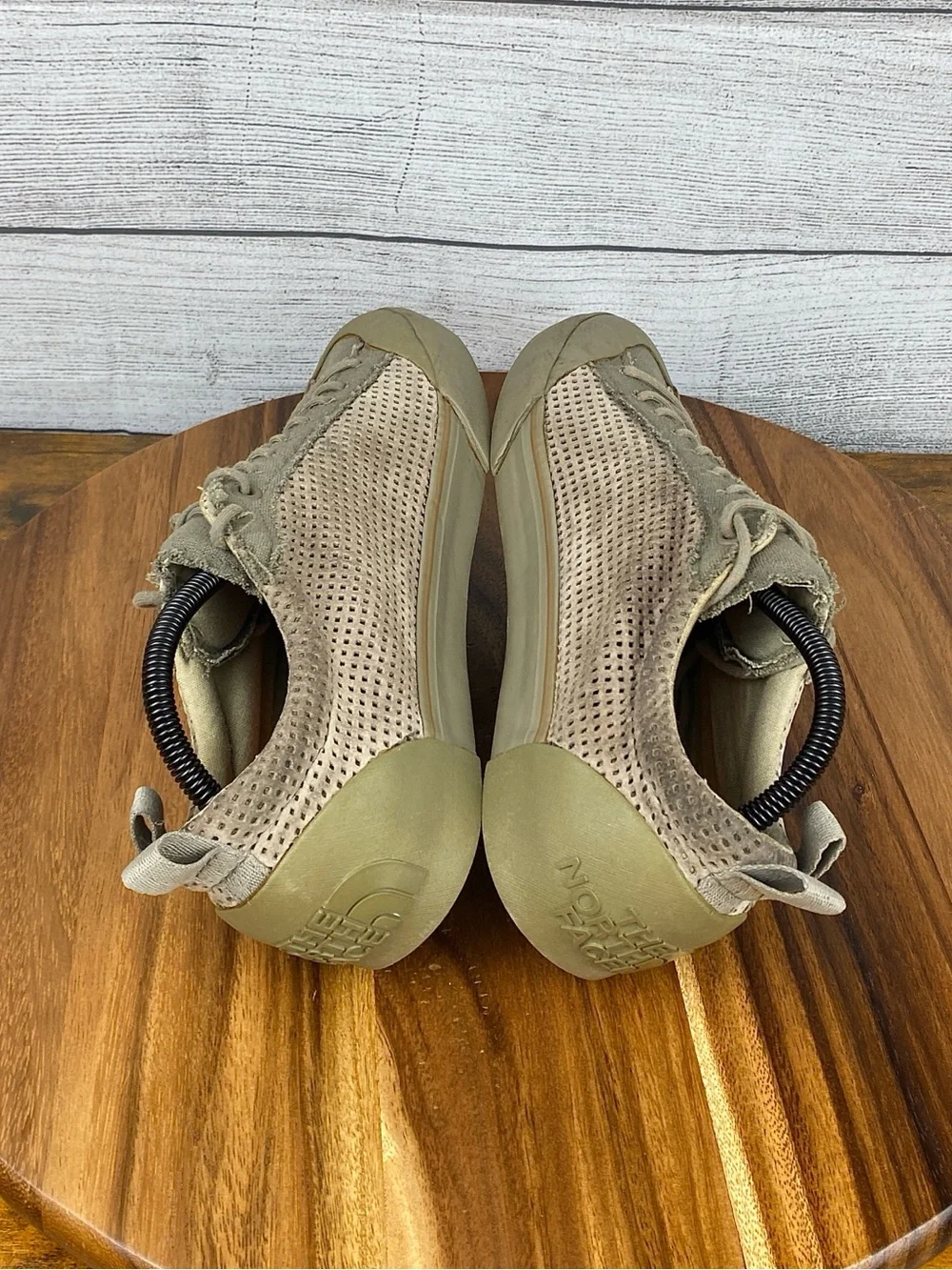 The North Face Clyffe Trainers Olive Green Khaki Mesh Shoe Mens Sneaker Size 8.5